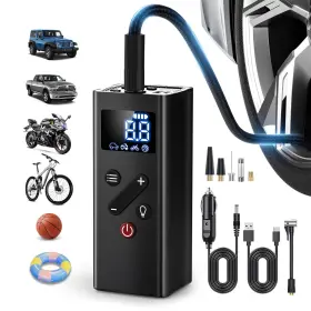 Covo 788081759597 Tire Inflator Portable Air Compressor 150psi Cordless Pump For Car Tires