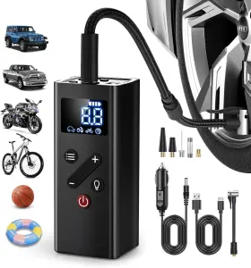 Covo Air-covo1 Tire Inflator Portable Air Compressor 150psi Cordless Pump For Car Tires