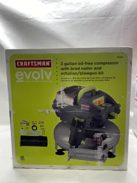 15206 Craftsman Compressor And Nailgun Set