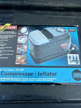 Craftsman 15954 Sears Nos 120volt Air Compressor Inflator W Tips