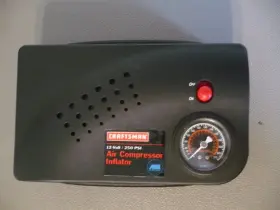 Craftsman 75113 Portable Air Compressor Inflator 250 Psi 12 Volt 28 Tested Works