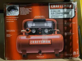 Craftsman 8213291srs903/po 483512 2 Gal Portable Oil-free Air Compressor 110 Psi 120v With Hose Kit