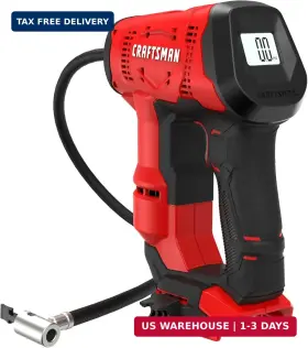 Craftsman 885911834537 V20 Air Compressor Portable Cordless Tire Inflator Up To 150 Psi Tir