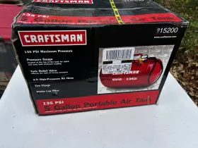 9-15200 Craftsman 5 Gallon Air Tank-model #9.15200-psi Max 135 New Open Box