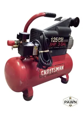 921.153100 Craftsman Used 3 Gallon Compact Air Compressor Tested Works - Very Fvs030483