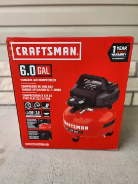Cmxecxa02106410 Craftsman 6-gallon Portable Electric 150 Psi Pancake Air Compressor