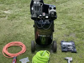 Wlb1982713 Craftsman 33-gallon Portable Electric 175 Psi Vertical Air Compressor