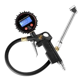 Czc Auto 611434029576 Digital Tire Inflator Pressure Gauge Led Display Tyre Deflator Gage With Dua