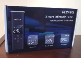 Decatoi H68-1 Smart Air Pump - Car And Bike 12v Potable Tire Inflator/compressor