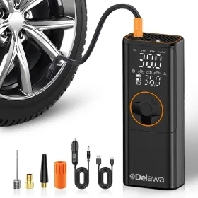 Ms22c-203b Delawa Portable Air Compressor 150psi Tire Inflator Pump For Car Tires With 1800