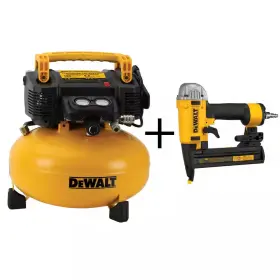 Dewalt 313022285219 6 Gal. 165 Psi Portable Electric Air Compressor And 18-gauge Pneumatic 1/4 Inch C