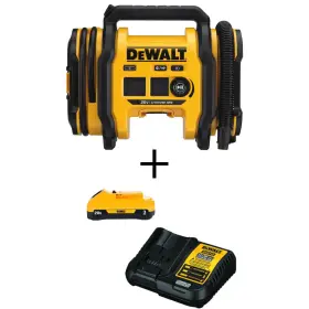 Dewalt 445057098076 20v Max Cordless Electric Portable Inflator With 3.0ah Compact Lithium-ion Batte