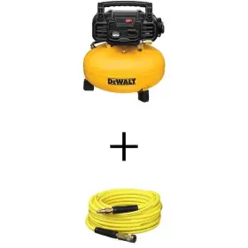 Dewalt 885911032230 6 Gal. 165 Psi Electric Pancake Air Compressor With 50 Ft. X 1/4 Inch Hose