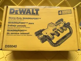 D55040 Dewalt Quadraport Air Line Splitter With Regulator - Brand New
