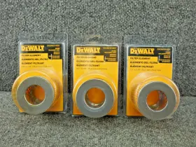 Dxcm019-0221 Dewalt Lot Of 3 New Sealed Genuine Filter Element
