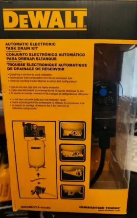 Dxcm073-0030 Dewalt Automatic Electronic Tank Drain Kit