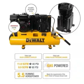 Dewalt Dxcmtb5590856 5.5 Hp 8-gallon Oil-lube Wheelbarrow Air Compressor New