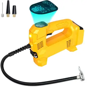 Dewdys-20v60v Dewdys Tire Inflator For Dewalt 20v 60v Max Battery Portable Air Compressor Auto Ti