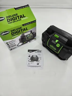Digital 40077 Slime Deluxe Tire Inflator Air Pump 12 Volt