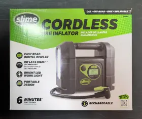 40080 Digital 716281511493 Slime Rechargeable Cordless Tire Inflator With Easy Read Display #40080 New