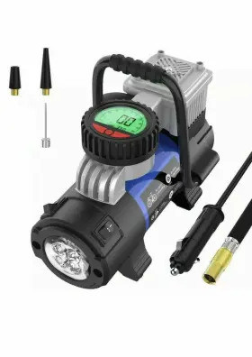 Digital Dc-qh01 Mbrain Portable Air Compressor Pump Dc 12v Car Tire Inflator N