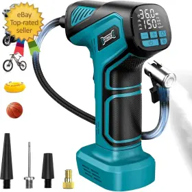Diytoolifz 445000899828 Cordless Tire Inflator Air Compressor For Makita 18v Battery 150psi Portable