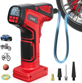 Diytoolifz 445002947909 150psi Tire Inflator Portable Air Compressor Cordless Pump Compatible With