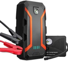 1500a Dongguan Genhong Technology Co. Ltd 445049632653 Jump Starter Portable With Air Compressor For 8.0l Gas/5.0l Diesel 12v/1500a