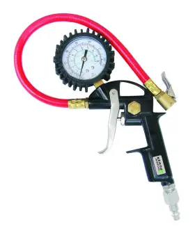 Dp Dynamic Power 664111539080 Pistol-style All-in-one Tire Inflator With Gauge Built-in