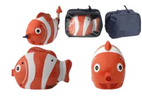 4059imeds Drive Clown Fish With Foam Nemo Compressor For Kids Reusable Kit Carrying Backpack