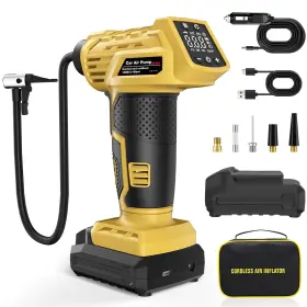 Czk-5653 Drmtool Tire Inflator Portable Air Compressor 160psi Large Full-screen Display Porta