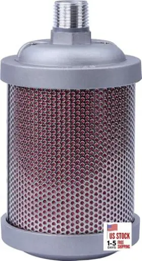 Xy-05 Ds Air Compressor Muffler 1/2 Inch Npt Exhaust Silencer For