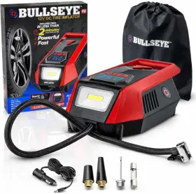 4264 E Mishan & Sons Bullseye 12v Dc Car Tire Inflator Portable Air Compressor - Rapid 2 Minute Infla