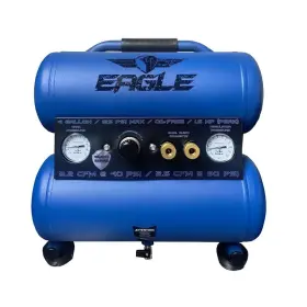 Ea-4000 Eagle Silent Series 1.5 Hp Electric Oil Free Portable Air Compressor