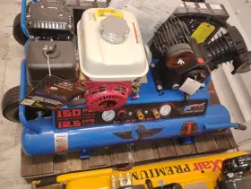 Tt55g-nd Eagle Twin Tank Wheelbarrow Air Compressor