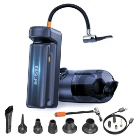 Easilfe 760627150990 Tire Inflator Portable Air Compressor For Car Cordless Pump With Mini Va