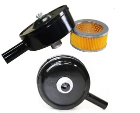 Ei 724453991882 Compressor Air Intake Filter Metal Body 4 Inch Dia - 3/4 And 1/2 Mpt With Paper C
