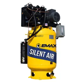 Emax 4906731 Vertical Pressure Lube Pump Air Compressor 7.5hp 120 Gal 230 Volts