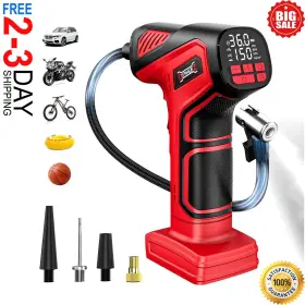 1254225621 Endlessaislesstore Cordless Tire Inflator Air Compressor For Milwaukee 18v Battery 150psi Portable