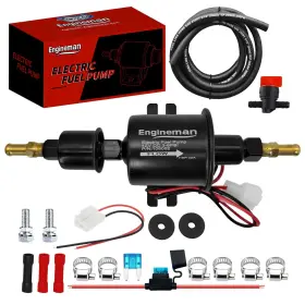 106052 Engineman Universal Electric Fuel Pump Kit 12v 3-6 Psi Low Pressure With Filter 6