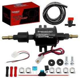 106062 Engineman Universal Electric Fuel Pump Kit 12v 5-9 Psi Low Pressure With Filters 6