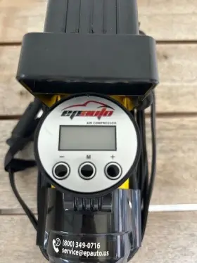 Epauto At-010-3 12v Dc Portable Air Compressor Pump Digital Tire Inflator