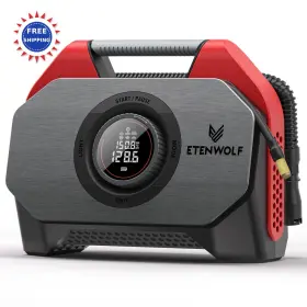 Us04s6sv01red Etenwolf Cordless Tire Inflator Portable Air Compressor 160psi Pump For Car Tires Vortex