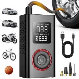 Evekas 977254905778 Tire Inflator Usbc Cordless Portable Air Pump Fast Charge 150psi