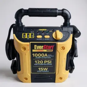 Es1000 Everstart Maxx 1000a Jump Starter 120 Psi Air Compressor 15w Usb Power