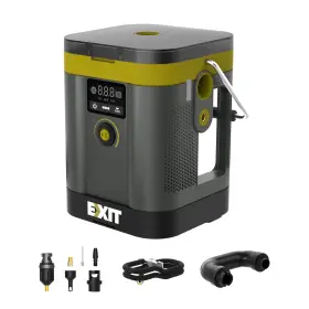 Ex010 Exit 20v Tire Inflator Portable Air Compressor 150psi Pump For Car Tires Aut