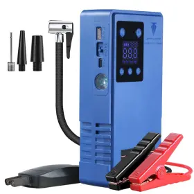 Pap-20a Explore Warriors Portable Car Battery Jump Starter With Air Compressor Wireless Tire Inflator Pap-20a Explore Warriors Portable Car Battery Jump Starter With Air Compressor Wireless Tire Inflator