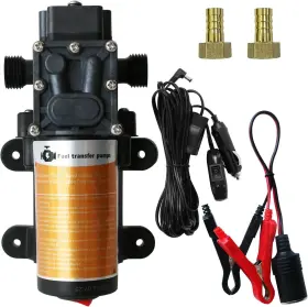 F-1010 Facfuel Portable Dc 12v 75w Electric Gasoline Transfer Pump Moves Up To 110 Gallons