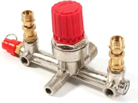 Fafeicyaxgptrb3wy Fafeicy Compressor Regulator Air Double Outlet Tube Alloy Switch Pressure R