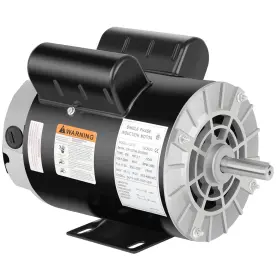 132721-1 Fahkns 3.7 Hp Air Compressor Motor 3450 Rpm Electric 230v 17.2a Single Phase